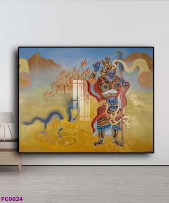 File tranh gốc PSD File tranh phật cổ PG9024 còn nguyên layer