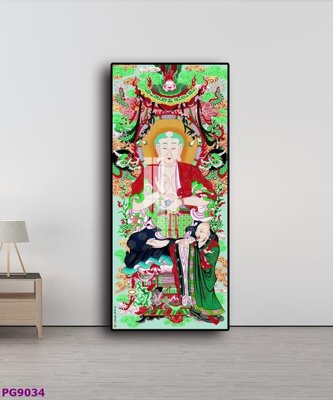File PSD File tranh phật cổ PG9034 (bản gốc) đã tách nền