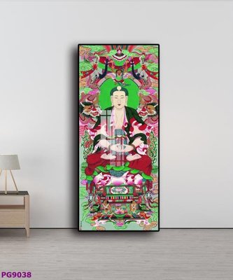 File in ấn File tranh phật cổ PG9038 (bản gốc) cao cấp