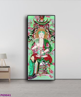 Download file gốc File tranh phật cổ PG9041 (in mica) trong suốt