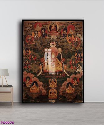 File ảnh File tranh phật cổ PG9076 (gốc) trang trí khách sạn