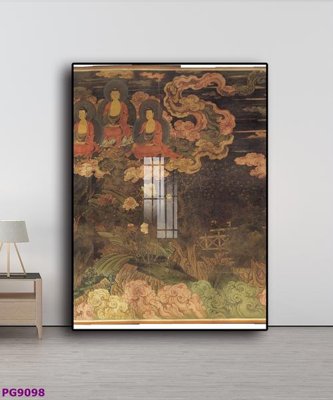 File tranh File tranh phật cổ PG9098 (gốc) chủ đề động vật