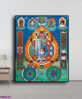 Tải file PSD File tranh phật cổ PG9137 (nguyên layer) để in