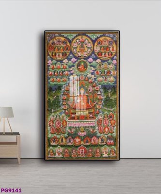 File ảnh File tranh phật cổ PG9141 (gốc) trang trí khách sạn