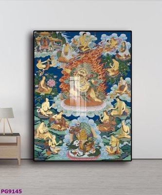 File gốc File tranh phật cổ PG9145 (in tráng gương) sang trọng