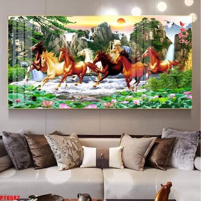 File gốc Tranh sơn thủy thác nước PT6587 (dành cho quảng cáo)