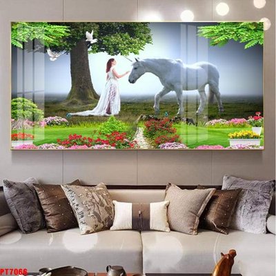 Tải file Tranh sơn thủy thác nước PT7066 (gốc) để in ấn ngay