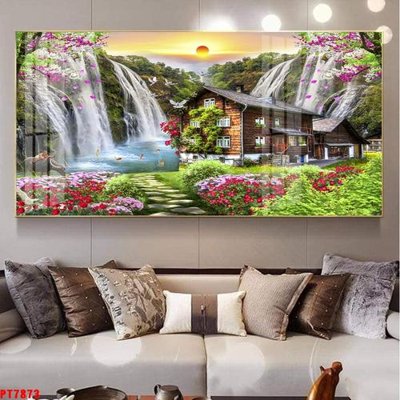 Tải file gốc Tranh sơn thủy thác nước PT7873 (in tráng gương) cao cấpFile gốc Tranh sơn thủy thác nước PT7873 (in ấn) phiên bản độc quyền