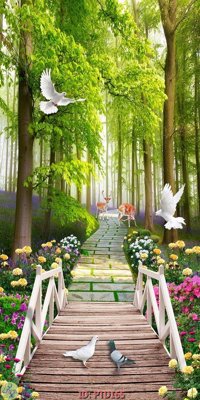 Tải file File phong thủy đứng thác nước PTD165 (gốc) chủ đề phong thủy