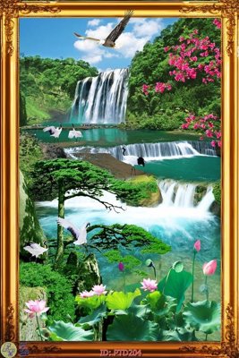 File gốc File phong thủy đứng thác nước PTD204 (ảnh chi tiết) để in ấn