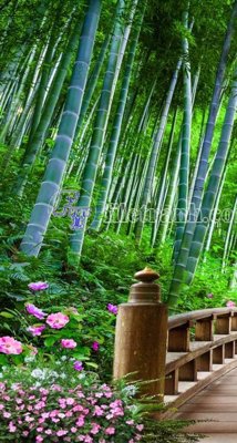 File tranh File phong thủy đứng thác nước PTD2068 (bản gốc) treo quán cafe