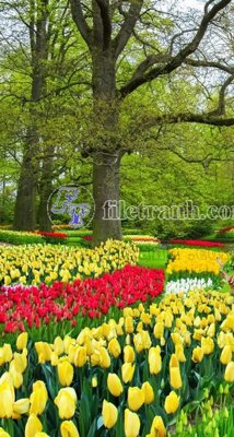 File gốc File phong thủy đứng thác nước PTD2070 (phong cách) cổ điển