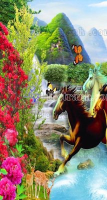 Download file File phong thủy đứng thác nước PTD2093 (chuẩn in) File phong thủy đứng thác nước PTD2093