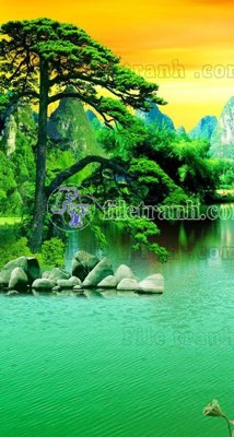 Tải về file gốc File phong thủy đứng thác nước PTD2136 (dùng cho in quảng cáo)