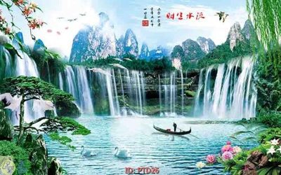 Tải file File phong thủy đứng thác nước PTD26 (gốc) làm file thiết kế