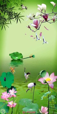 File in trần File phong thủy đứng thác nước PTD289 (bản gốc) hoa văn