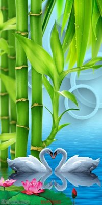 Download file ảnh gốc File phong thủy đứng thác nước PTD353 để in ấn