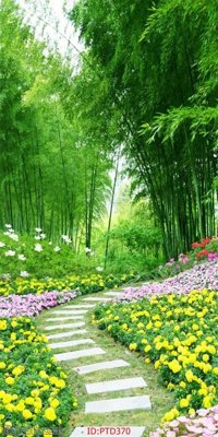 File gốc File phong thủy đứng thác nước PTD370 (ảnh chi tiết) để in lụa