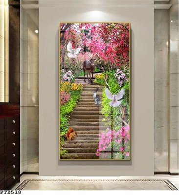 File in ấn File phong thủy đứng thác nước PTD518 (bản gốc) chất lượng cao