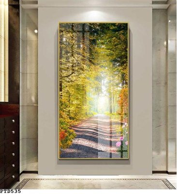 File gốc File phong thủy đứng thác nước PTD535 (trang trí) phòng ngủ