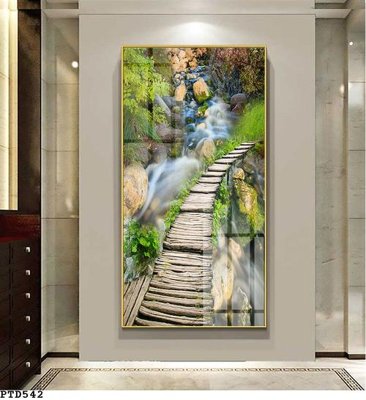 File gốc File phong thủy đứng thác nước PTD542 (PNG) trong suốt (transparent)