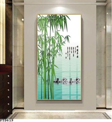 Ảnh gốc File phong thủy đứng thác nước PTD619 (siêu chi tiết) để in ấn