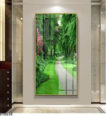 File ảnh gốc File phong thủy đứng thác nước PTD696 (chuyên in mica)