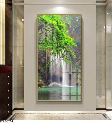 Tải file gốc File phong thủy đứng thác nước PTD774 dùng cho in ấn