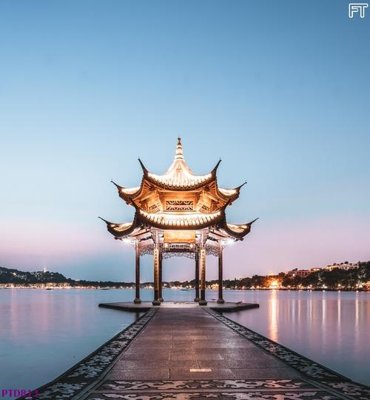 File gốc File phong thủy đứng thác nước PTD813 (in tráng gương) sang trọng