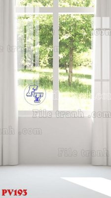 File tranh File gốc in phông live tream phòng phát sóng trực tiếp PV193 (file gốc) chủ đề phong thủy