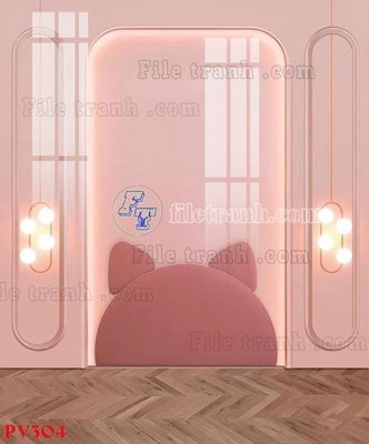 File ảnh File gốc in phông live tream phòng phát sóng trực tiếp PV304 (gốc) in poster