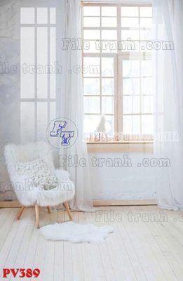 File tranh File gốc in phông live tream phòng phát sóng trực tiếp PV389 (ảnh gốc) in trần xuyên sáng