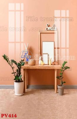 File ảnh File gốc in phông live tream phòng phát sóng trực tiếp PV414 (gốc) cho trang trí nội thất