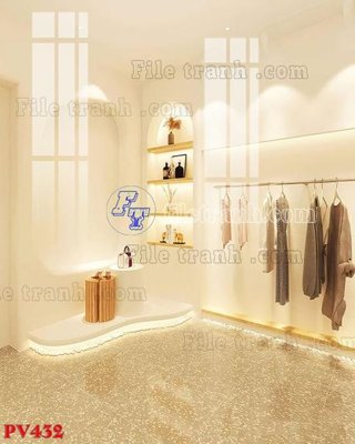 Chi tiết file ảnh File gốc in phông live tream phòng phát sóng trực tiếp PV432 sắc nét