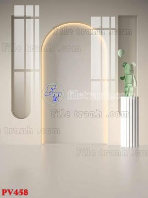 File tranh quảng cáo File gốc in phông live tream phòng phát sóng trực tiếp PV458 (download file gốc)