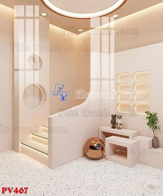 Tải file File gốc in phông live tream phòng phát sóng trực tiếp PV467 (gốc) in tranh tráng gương