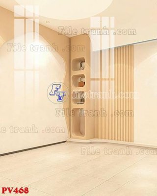 File gốc File gốc in phông live tream phòng phát sóng trực tiếp PV468 (dành cho trang trí nội thất)