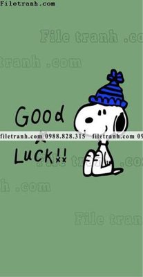 File in mica Phim Hoat Hinh Anime Snoopy 603 (ảnh gốc) đẹp