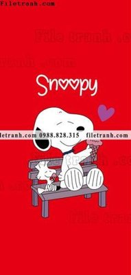 File tranh gốc PSD Phim Hoat Hinh Anime Snoopy 624 còn nguyên layer