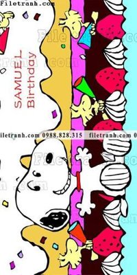 Chi tiết file gốc Phim Hoat Hinh Anime Snoopy 627 (cho in tráng gương)