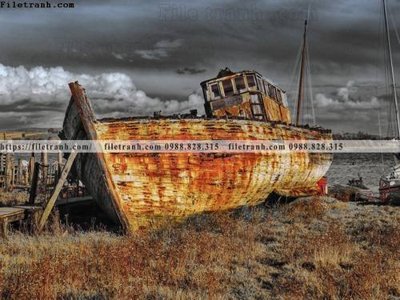 File gốc Phong cach cong nghiep co dien 111 (in tráng gương) ốp tường