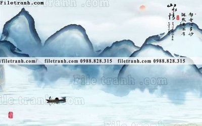 Tải file Phong canh thuy mac Trung Quoc 245 (gốc) làm tranh trang trí