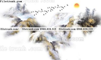 Tải file Phong canh thuy mac Trung Quoc 248 (gốc) chủ đề hoa sen