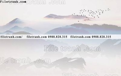 File tranh gốc Phong canh thuy mac Trung Quoc 297 (bản quyền) Filetranh.com
