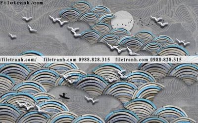 File tranh Phong canh thuy mac Trung Quoc 393 (gốc) chủ đề tĩnh vật