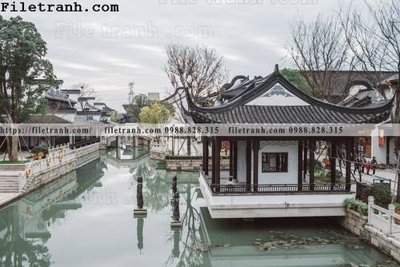 Tải file Phong canh toa nha co Zhang Jiangnan 157 (ảnh gốc) in gạch men