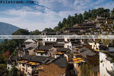 Tải file Phong canh toa nha co Zhang Jiangnan 205 (ảnh gốc) in tráng gương