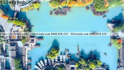 File gốc in ấn Phong canh toa nha co Zhang Jiangnan 257 chất lượng vượt trội