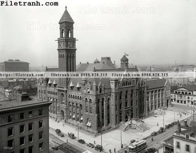 File gốc Post Office Max_ 1912 (in 3D) cho trang trí