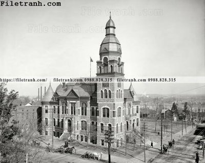 Mua file tranh gốc Pulaski County Courthouse_ 1905 tại Filetranh.com